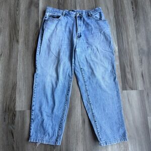 Vintage Tommy Hilfiger Jeans Straight Leg Men's Size 38 x 32 Preppy Baggy Dad